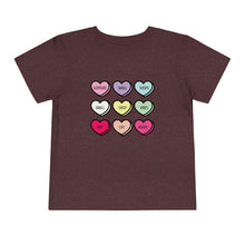 Load image into Gallery viewer, Candy Hearts Toddler Tee
