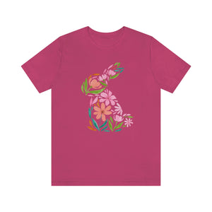 Floral Easter Bunny Women's Tee