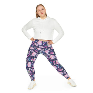 Galaxy Coffee Women's Plus Size Leggings