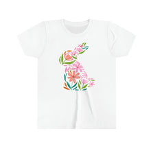 Load image into Gallery viewer, Floral Bunny Youth Tee
