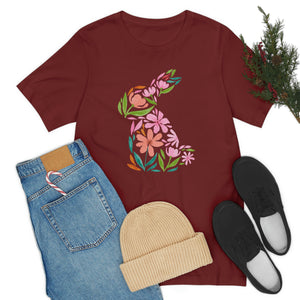 Floral Easter Bunny Women's Tee