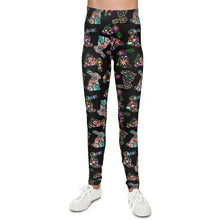 Load image into Gallery viewer, Floral Easter Bunny Leggings Youth/Toddler Sizes

