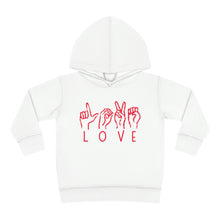 Load image into Gallery viewer, Love Sign Language Toddler Fleece Hoodie
