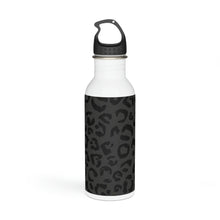 Load image into Gallery viewer, Onyx Leopard Stainless Steel Water Bottle
