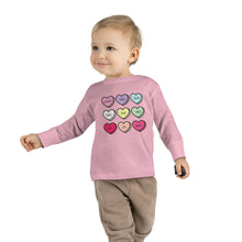 Load image into Gallery viewer, Candy Hearts Toddler Long Sleeve Tee
