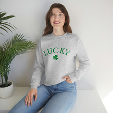 Load image into Gallery viewer, Lucky Shamrock Crewneck Sweatshirt
