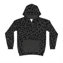 Load image into Gallery viewer, Onyx Leopard Children&#39;s Hoodie
