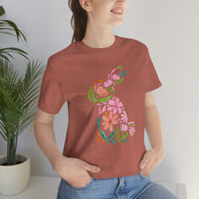 Load image into Gallery viewer, Floral Easter Bunny Women&#39;s Tee
