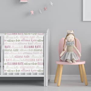 Minky Name Blanket- 5 colors with 5 fonts