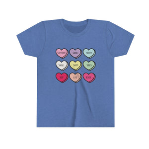 Candy Hearts Youth Tee
