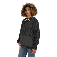 Load image into Gallery viewer, Onyx Leopard Adult Hoodie

