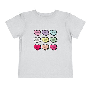 Candy Hearts Toddler Tee