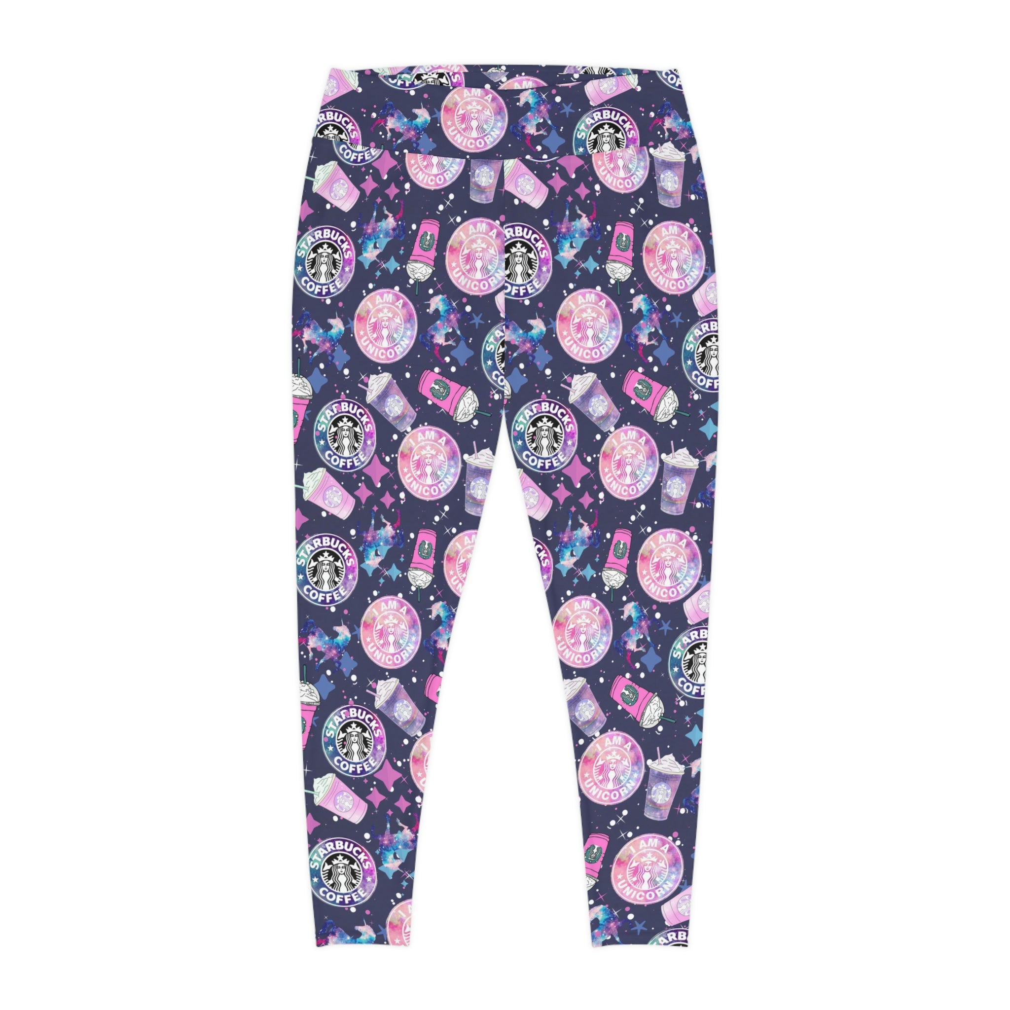 Galaxy Coffee Women's Plus Size Leggings – Busy Mama Market