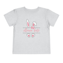 Load image into Gallery viewer, Pink Easter Bunny Name Toddler Tee
