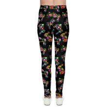 Load image into Gallery viewer, Floral Easter Bunny Leggings Youth/Toddler Sizes
