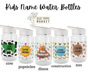 Kids Name Water Bottles