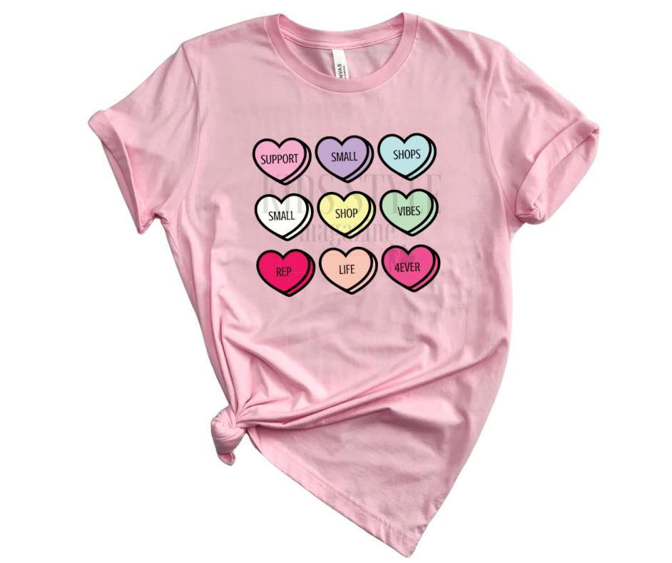 Candy Hearts Toddler Tee